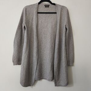 Massimo Dutti Womens Sparkly Open Front Cardigan Italian Yard Medium